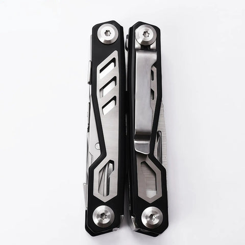 Do It All Folding Multitool Pliers With Safety Lock Stainless Steel EDC Tool For Camping And Home Repair side view