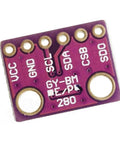 Dope Pro Grade BMP280 3.3V Atmospheric Pressure Sensor Module Replacement For BMP180 BMP186 Ideal For Microcontrollers And DIY Projects Great For Indoor Navigation And Altitude Sensing., purple BMP280 3.3V PCB sensor module with VCC, GND, SCL, SDA, CSB, SDO pins