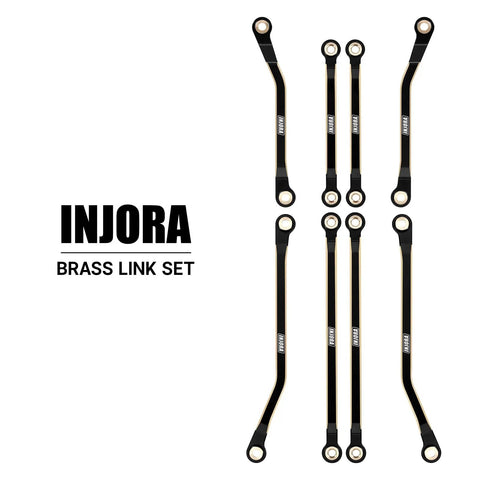 Beefy Brass Black High Clearance Links for TRX4M and High Trail K10 F150 RC Crawlers, Upgraded For Better Approach Angles And Ground