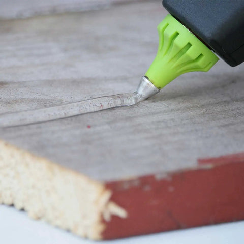All Purpose 10 Inch Hot Glue Sticks For Crafts And DIY All Temperature Clear 5 Pound Box in use bonding wood surface