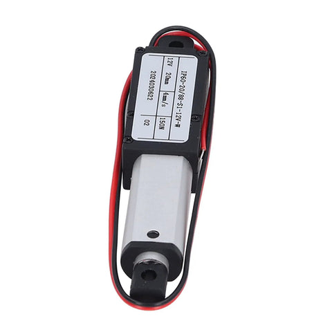 Heavy Duty 12v Electric Linear Actuator With Smooth Push Pull Rod For Home Automation And Diy Garage Upgrades, 12V motor with aluminum housing.