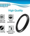 20 Inch Bicycle Inner Tube For 20 X 2.5 To 3.0 Tires With 33mm Schrader Valve Durable Rubber Heat Resistant Tube