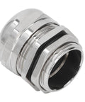 Rugged M25 Cable Gland Kit Adjustable 304 Stainless Steel Cord Grip IP68 Waterproof Strain Relief For 10-16mm Cables 3 Piece Metal Set