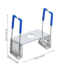 One of the 30 Pack Heavy Duty Spring Clips For 18x25mm LED Panel Lights Recessed Ceiling Mount Holders showing dimensions.