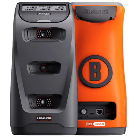 Launch Pro Circle B Edition Golf Launch Monitor Bundle With Tour Level Accuracy For Indoor And Outdoor Use front view
