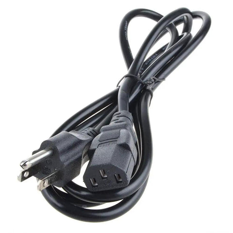 AC Power Cord Outlet Socket Cable Plug For Yamaha Motif XS6 XS7 XS8 XF6 XF7 XF8 Pro Music Synthesizer Keyboard Workstation Plug In And Play 100 To 240 Volt 50 Or 60 Hertz Safety Certified showing two black plugs and cable