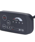 Ride Ready LED Display Panel For Electric Bikes And Scooters 36V 48V S810 showing power gauge and buttons