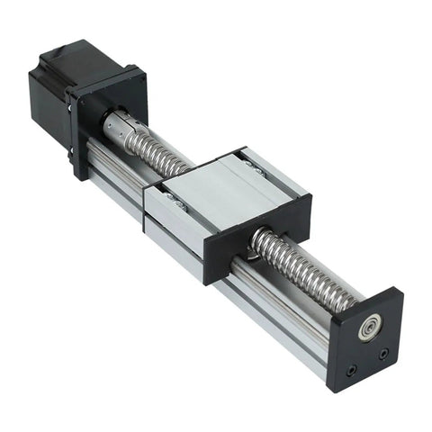 DIY CNC Router Linear Bearing And Rail Kit With SFU1204 Ballscrew 1605 C7, showcasing stepper motor and precision rail on X Y Z Stage