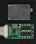 No Sweat Setup BMS 10S 36V 15A Li Ion Battery Management System PC Board with common port, compact circuit with protective cover.