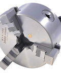 4 Inch 3-Jaw Lathe Chuck Plain Back Hardened Semi-Steel With Wrench Includes 2 Sets Of Hardened Jaws Internal And External Center Hole
