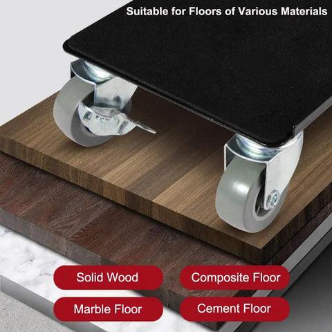Lifter Furniture Sliders For Hardwood Floors With 360 Degree Wheels Beefy Heavy Duty Moving Dolly For Appliances And Furniture