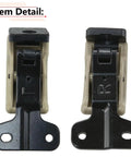 Rear Quarter Window Latch Pair For Toyota Tundra 2000 2001 2002 2003 2004 2005 2006 Tan Color Replacement Left And Right Quarter Glass Latch OEM Nos