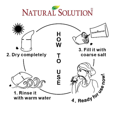 Instructions for using Pink Ceramic Himalayan Salt Inhaler For Respiratory Relief And Breathing Support Helps Allergies And Asthma Symptoms