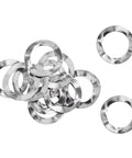 Wave Washer Set For Fasteners 100 Pcs A2 Stainless Steel Gasket Washers Marine Grade DIN137 B Anti Slip Hardware Kit For Bolts And Screws Prevents Sliding Under Heavy Duty Pressure Ideal For Outdoor Projects, stainless wave washers