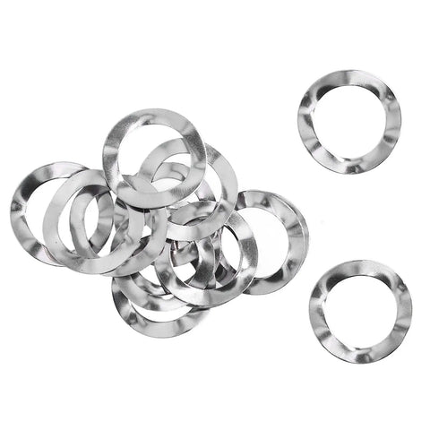 Wave Washer Set For Fasteners 100 Pcs A2 Stainless Steel Gasket Washers Marine Grade DIN137 B Anti Slip Hardware Kit For Bolts And Screws Prevents Sliding Under Heavy Duty Pressure Ideal For Outdoor Projects, stainless wave washers