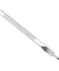 Built Dang Tough Industrial Grade High Speed Steel Prong Punch Tool, 3mm chisel head design with knurled grip.