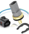 Premium Grade Engine Coolant Temp Sensor Replacement OEM 06A919501 for Audi VW Porsche with wiring connector