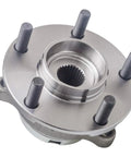 Close-up of a 5-lug Rear Wheel Bearing Hub Assembly For Chevy Equinox 2018 To 2024 And GMC Terrain 2018 To 2024 And Cadillac CT4 2020 To 2024
