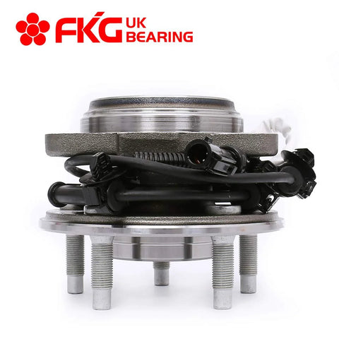 Front Wheel Bearing Hub Assembly Set Of 2 For 95-01 Ford Explorer 01-05 Explorer Sport Trac 01-09 Ranger, 5 Lugs ABS 4WD 4X4