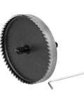 Heavy Duty 95mm Hole Saw Cutter Set With HSS Drill Bit 6mm Pilot 13mm Cutting Depth 67mm Overall Length spring loaded cutter
