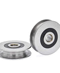 Pro Grade U Groove Timing Pulley For Steel Cable Rigging Featuring A Solid Six Millimeter Bore and Weather Proof Construction.