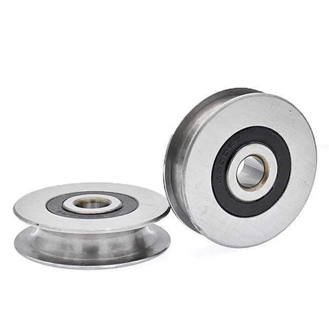 Pro Grade U Groove Timing Pulley For Steel Cable Rigging Featuring A Solid Six Millimeter Bore and Weather Proof Construction.