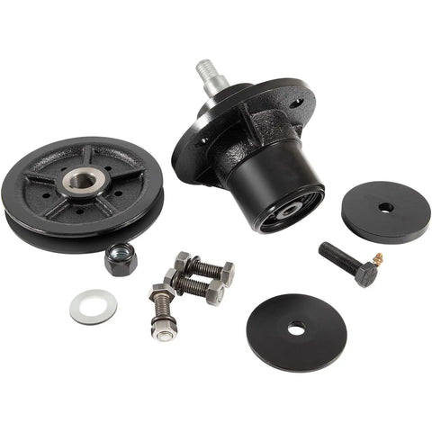 Top Shelf Heavy Duty Spindle Assembly Pull Sheave Kit Part 50051388 Fits Bush Hog Rdth Ath Efm Td Series components including pulley and hardware.