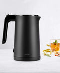 Enfinigy Cool Touch 1 Liter Electric Kettle Cordless Tea Kettle For Hot Water Black Compact For Small Kitchens