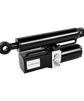 Heavy Duty 12V Hydraulic Motor Electric Linear Actuator Built Tough For Dump Trailers with sleek black steel design.