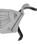 Pro Grade Air Brake Chamber Identification Tool For Quick Clamp Type 6 To 36 ID with pushrod stroke gauge, side view