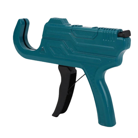 One Hand Operated Ratchet PVC Pipe Cutter for plastic pipes PEX PPR hoses, non-slip ergonomic grip, side view