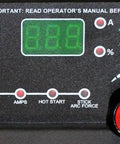 Control panel of Portable Dual-Voltage Arc Welder With Lift-Start TIG IGBT Inverter 110 To 220V Carry Case Included
