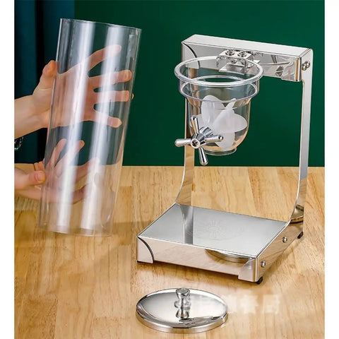 Game Changing Clear Cereal Dispenser For Countertop Kitchen Organization With Secure Lock Clip, clear ABS container with detachable parts.