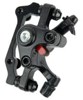 Hardcore Mechanical Disc Brake Set For Mountain Bike featuring front caliper assembly in matte black finish.