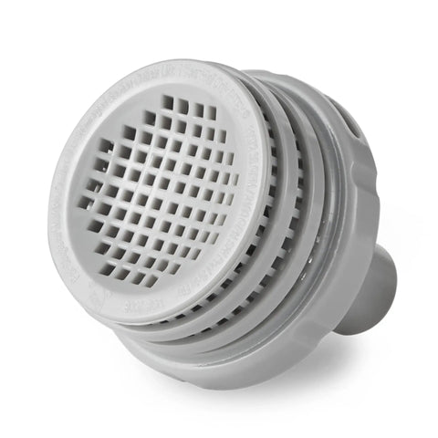 Gray strainer grid from Above Ground Pool Inlet Air Water Jet Replacement Parts Kit With Plunger Valve O Ring Strainer Connectors