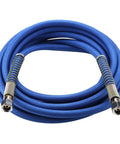 Blue Silicone Rubber Steam Hose For Boilers, High Pressure Steam Tube Delivers Reliable 4MPa Capacity coiled on white background.