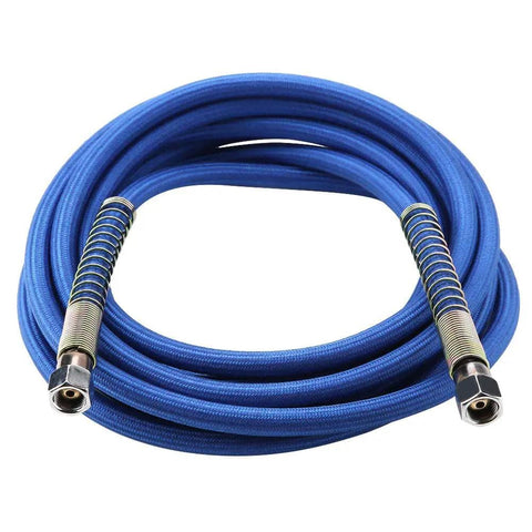 High Temp Steam Pipe Hose 4 MPa Boiler Hose 5 Meter coiled blue silicone rubber steam line with metal connectors