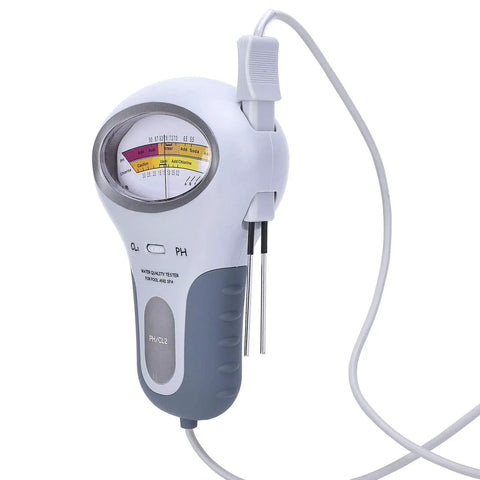 2 In 1 Water Tester For Pools And Spas Handheld CL2 Level Meter With Probe Portable Water Quality Analyzer for easy readings