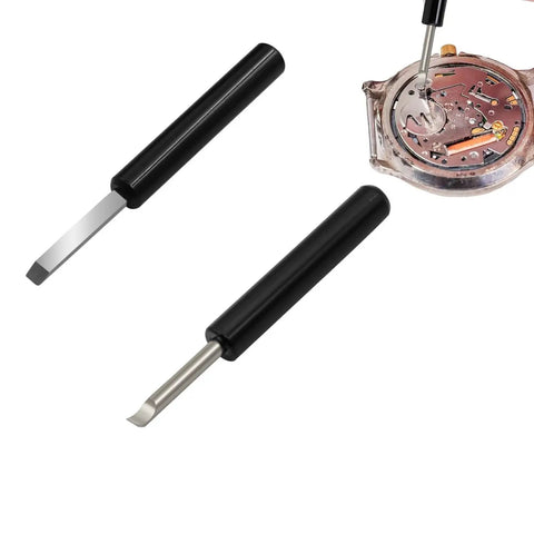 2 Pack Pro Grade Watch Back Cover Remover Tool Opener Pry Bar For Battery Replacement Safe Stainless Steel And ABS Mini Repair Kit