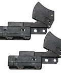 Top Shelf Sw77 On And Off Switch Two Pack Genuine Replacement Compatible With Skil 2610321608, black heavy-duty power tool switches.