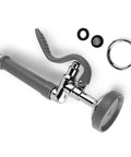 Heavy Duty Pre Rinse Sink Sprayer With Handle Grip Assembly 1.42 GPM Workhorse High Pressure Dish Sprayer For Commercial Faucets Replacement Kit