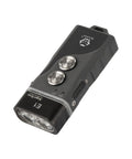 EDC Keychain Flashlight Pocket Friendly With Hybrid Dual Power AAA Battery System 700 Lumen High Output Rechargeable