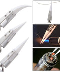 Precision Ceramic Tweezers Set With Pointed And Curved Tips Non Conductive And Heat Resistant Anti Magnetic Reverse Self Closing Design For Pinching Coils On RDA And RTA Builds in use.