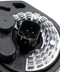 Close-up of Straight Shot Cooling Water Pump for Nissan Leaf 2013 to 2017 and Infiniti Q50 2014 to 2018 showing connector details.