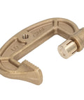 Check Out This Heavy Duty Brass Welding Ground Clamp That Cranks Up To 300 Amps For Serious Gas And Argon Arc Work. Close-up view of brass G style grip.