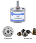 Compact 25mm Planetary Gearbox Reducer With Beefy Torque And Precise Reduction, showing all-metal shell and gears.