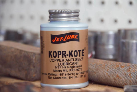 Kopr-Kote Copper Based High Temp Anti-Seize Lubricant With Low Friction Water Resistant Formula in a 1 lb container