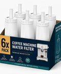 Must Have Replacement Water Filters Straight Up Knocking Out Hard Water Scale Keeping Espresso Shots Crystal Clear Fitting Snugly On Barista Touch And Oracle Dual Boiler Machines For Hassle Free Brew Days And Seriously Delicious Cup Vibes - 6 pack of water filters in a box.