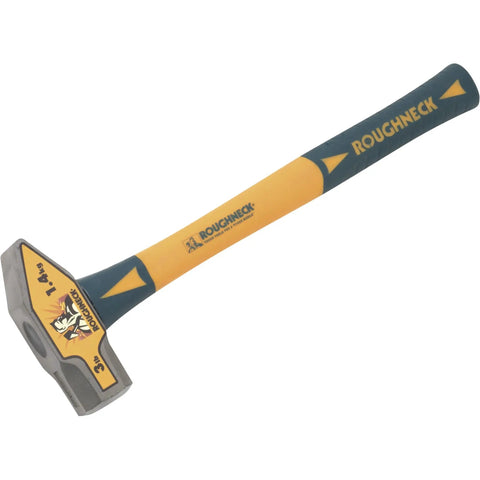 3-Lb Cross Peen Hammer With Fiberglass Handle, Hardened Drop Forged Alloy Steel Head, Polished Face And Peen For Durable Framing
