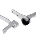 Rust Resistant Tailgate Door Hinge For Trucks And SUVs Easy Install Vehicle Accessory in premium steel, two hinges displayed